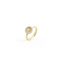 Ring Annamaria Cammilli Woman in Yellow Gold Diamante 0.19 Ct GAN3829U - GAN3829U